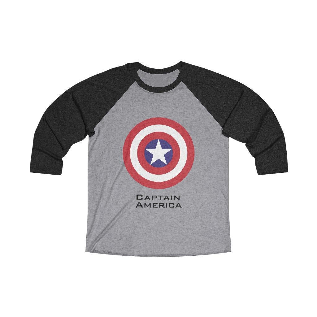 Captain America Baseball Tee