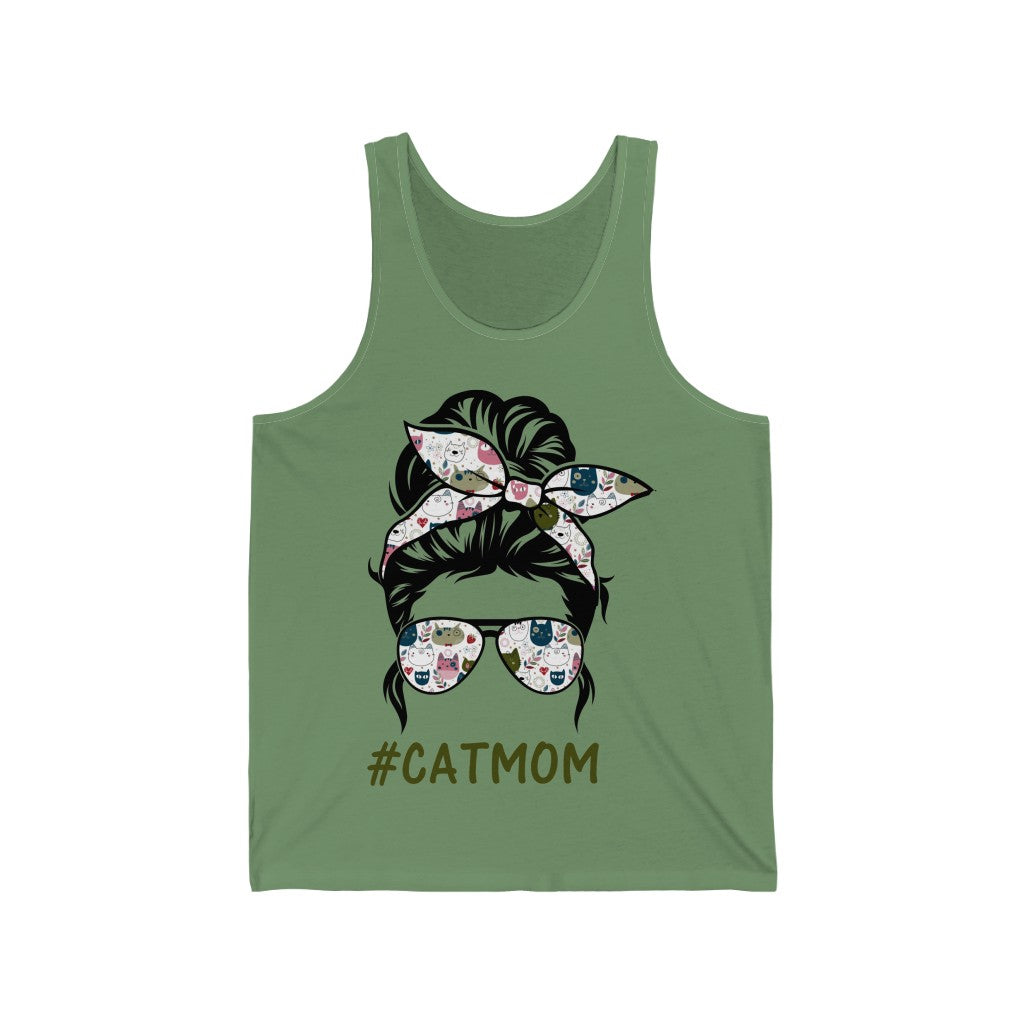 Cat Mom Jersey Tank
