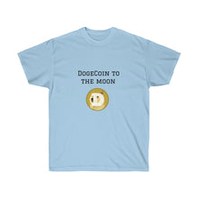 Load image into Gallery viewer, DogeCoin to the Moon Crew Neck Tee
