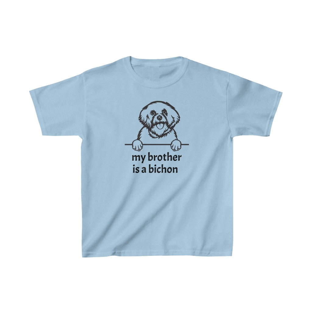 Bichon is My Brother Kids Tee