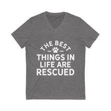 Load image into Gallery viewer, Rescue Dogs V-Neck Tee
