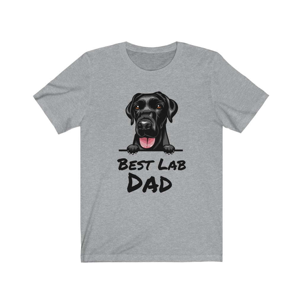 Best Lab Dad Jersey Tee