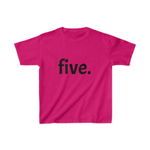 Load image into Gallery viewer, Fifth Birthday Kids Tee
