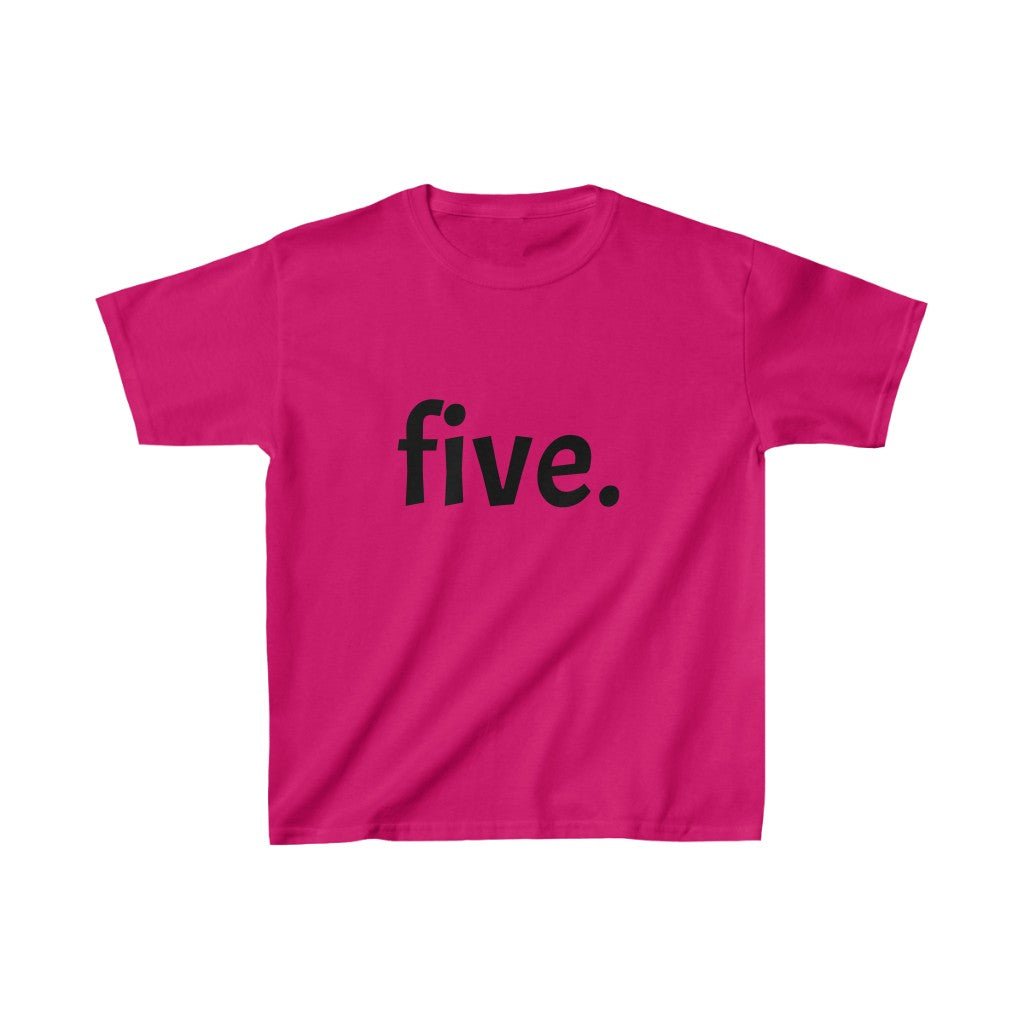 Fifth Birthday Kids Tee