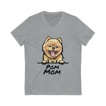 Load image into Gallery viewer, Pom Mom V-Neck Tee
