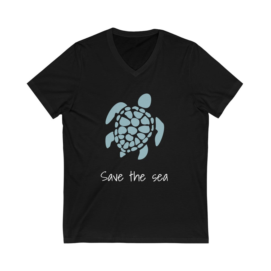 Save the Sea V-Neck Tee