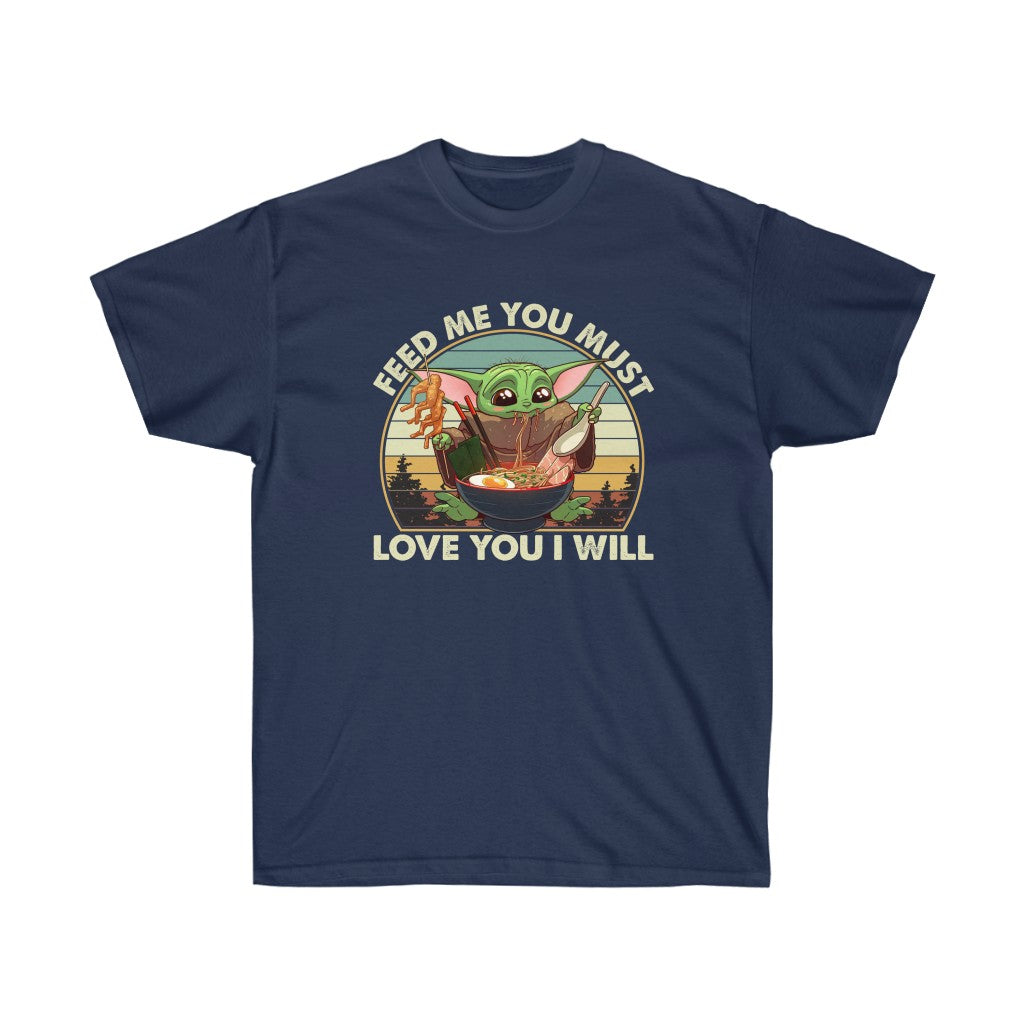 Yoda Feed Me Men's Cotton Tee