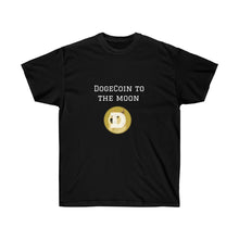 Load image into Gallery viewer, DogeCoin to the Moon Crew Neck Tee
