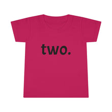 Load image into Gallery viewer, Second Birthday Toddler Tee
