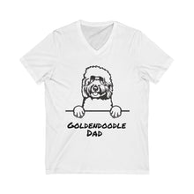 Load image into Gallery viewer, Goldendoodle Dad V-Neck Tee
