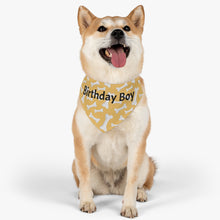 Load image into Gallery viewer, Birthday Boy Yellow Bones Bandana

