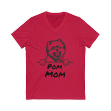 Load image into Gallery viewer, Pom Mom V-Neck Tee
