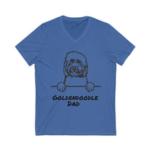 Load image into Gallery viewer, Goldendoodle Dad V-Neck Tee
