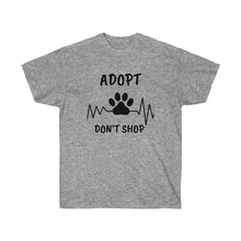 Load image into Gallery viewer, Adopt Don&#39;t Shop Heartbeat Crew Neck Tee
