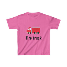 Load image into Gallery viewer, Fire Truck Kids Tee
