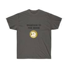 Load image into Gallery viewer, DogeCoin to the Moon Crew Neck Tee
