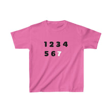 Load image into Gallery viewer, Counting to Seven Kids Tee
