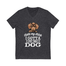 Load image into Gallery viewer, Pet a Dog V-Neck Tee
