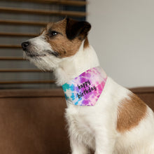 Load image into Gallery viewer, Happy Birthday Tie Dye Bandana
