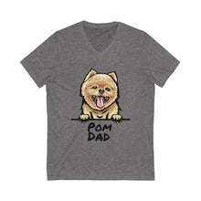 Load image into Gallery viewer, Pom Dad V-Neck Tee
