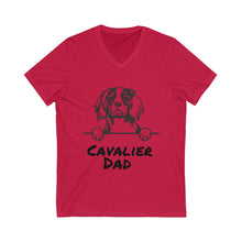 Load image into Gallery viewer, Cavalier Dad V-Neck Tee
