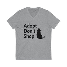 Load image into Gallery viewer, Adopt Don&#39;t Shop Dog V-Neck Tee
