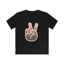 Load image into Gallery viewer, Equality Peace Sign Softstyle Tee - juniors.
