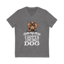 Load image into Gallery viewer, Pet a Dog V-Neck Tee
