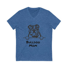 Load image into Gallery viewer, Bulldog Mom V-Neck Tee
