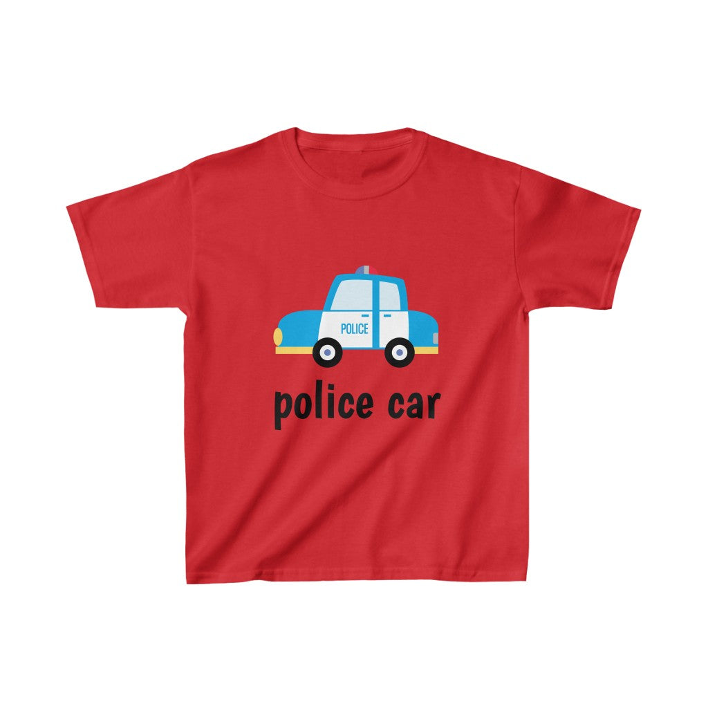Police Car Kids Tee