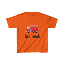 Load image into Gallery viewer, Fire Truck Kids Tee
