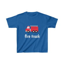 Load image into Gallery viewer, Fire Truck Kids Tee
