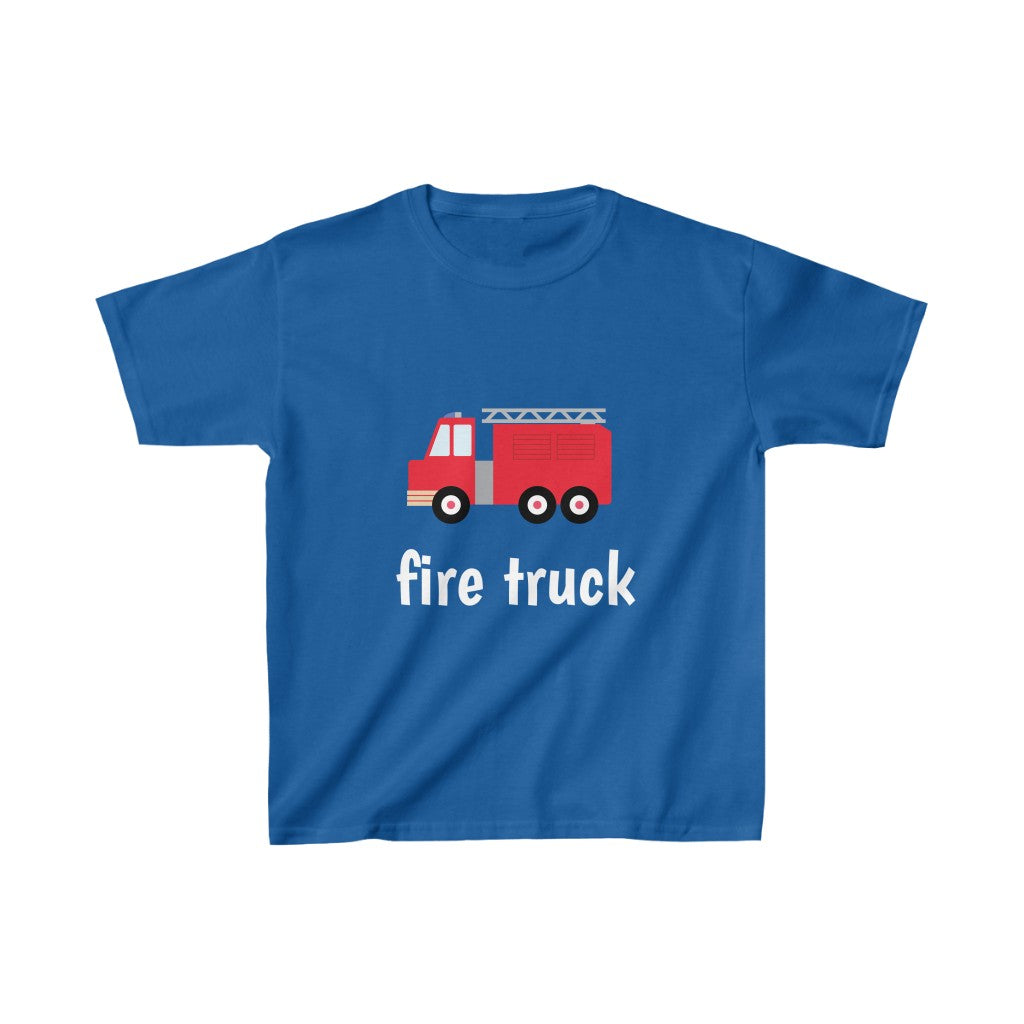 Fire Truck Kids Tee