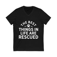 Load image into Gallery viewer, Rescue Dogs V-Neck Tee
