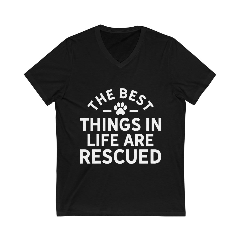 Rescue Dogs V-Neck Tee