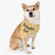 Load image into Gallery viewer, Birthday Girl Yellow Bones Bandana
