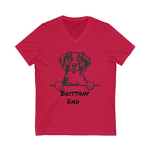 Load image into Gallery viewer, Brittany Dad V-Neck Tee
