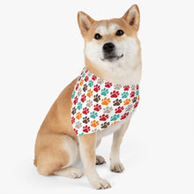 Load image into Gallery viewer, Colorful Paws Bandana
