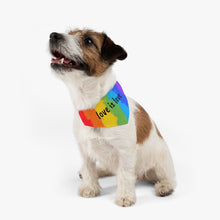 Load image into Gallery viewer, Love is Love Pride Dog Bandana
