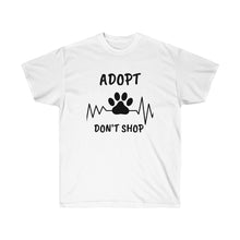 Load image into Gallery viewer, Adopt Don&#39;t Shop Heartbeat Crew Neck Tee
