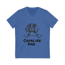 Load image into Gallery viewer, Cavalier Dad V-Neck Tee
