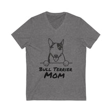 Load image into Gallery viewer, Bull Terrier Mom V-Neck Tee
