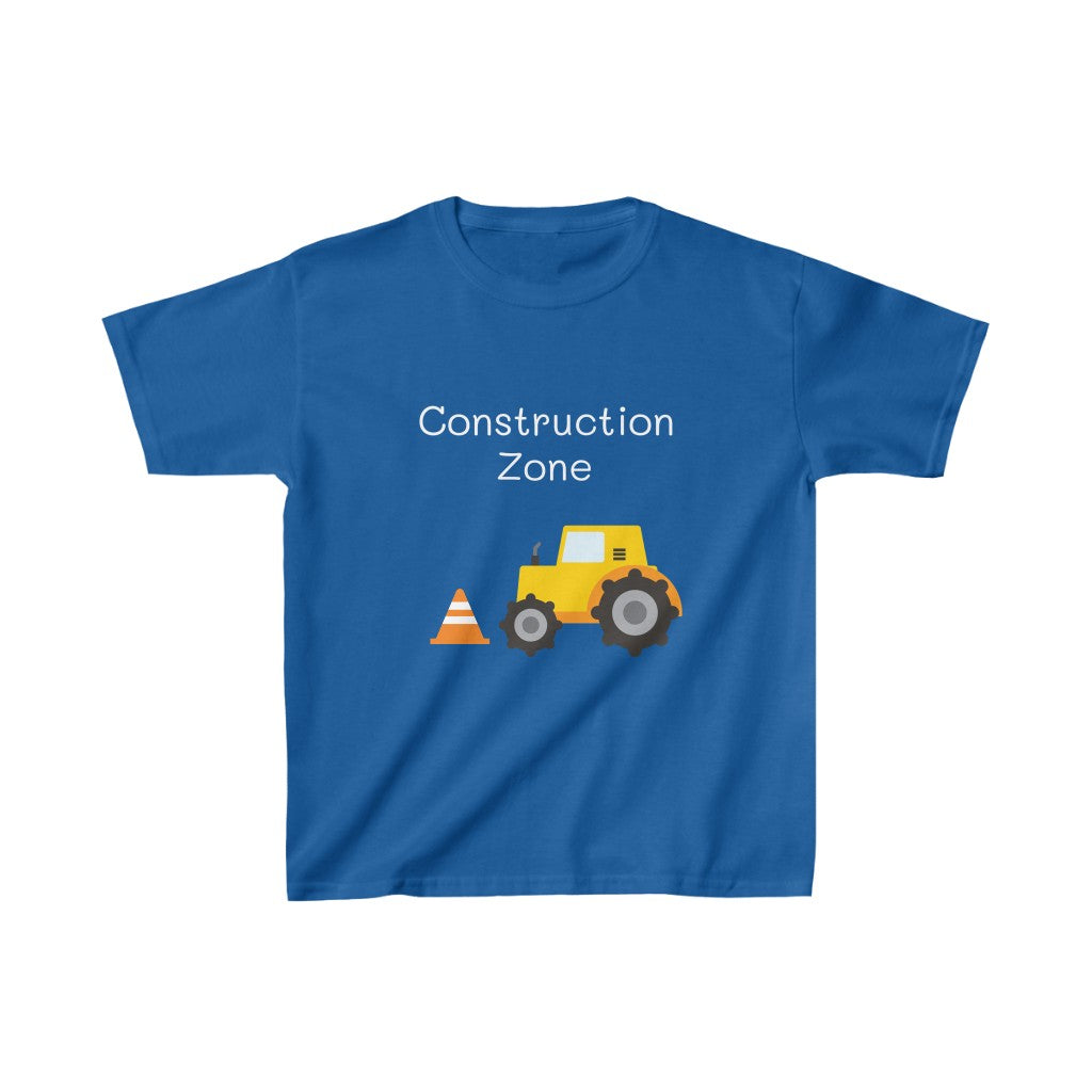 Construction Zone Kids Tee