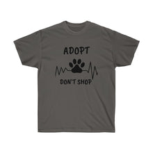 Load image into Gallery viewer, Adopt Don&#39;t Shop Heartbeat Crew Neck Tee
