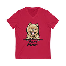 Load image into Gallery viewer, Pom Mom V-Neck Tee
