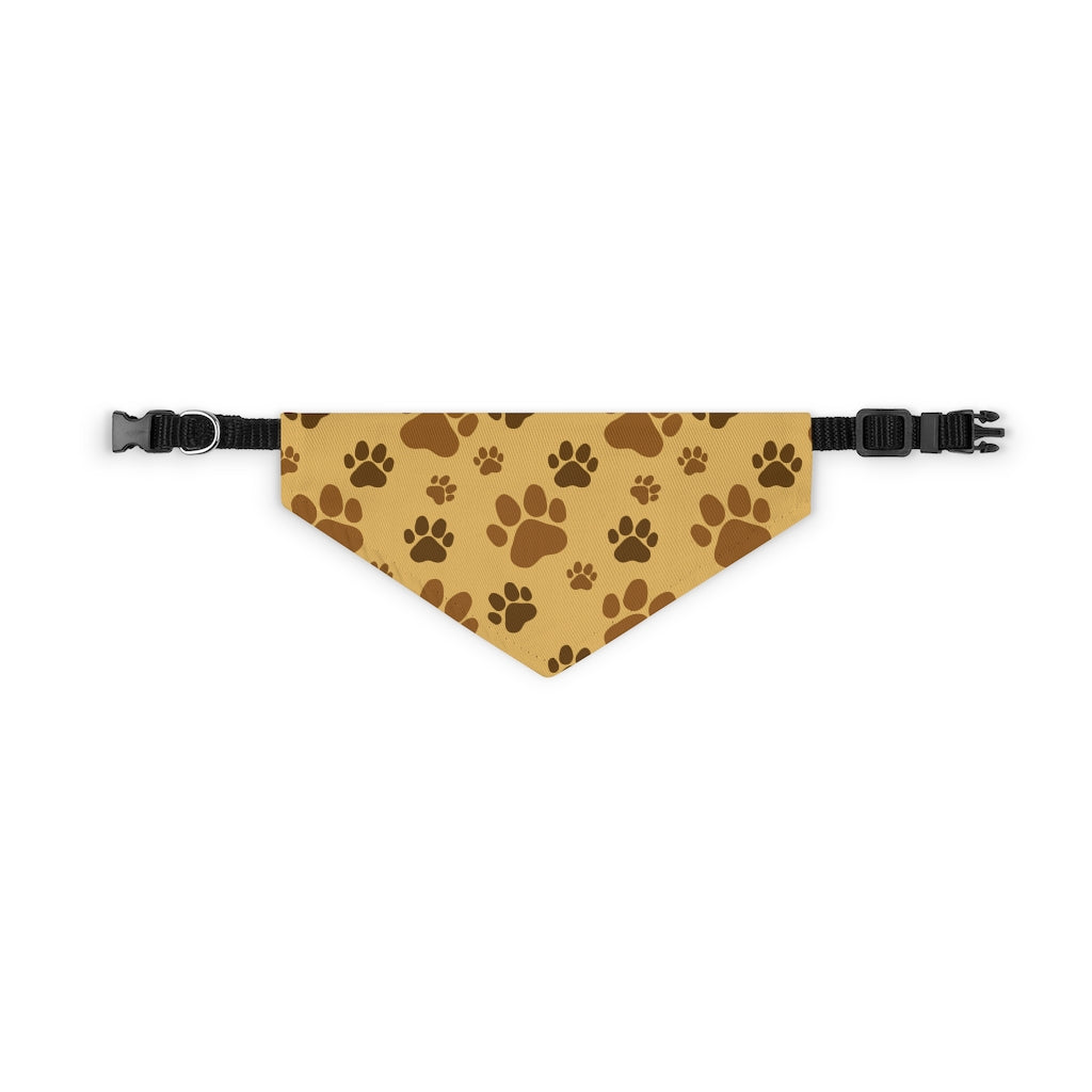 Brown Paws Bandana
