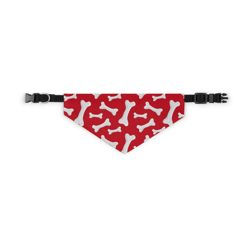 Red Bones Dog Bandana