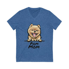 Load image into Gallery viewer, Pom Mom V-Neck Tee
