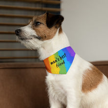 Load image into Gallery viewer, Man&#39;s Best Friend Pride Dog Bandana
