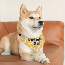 Load image into Gallery viewer, Birthday Girl Yellow Bones Bandana
